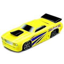 Miniatura Carro Burnin Key Cars Slayer 1/64 Amarelo Maisto 15101