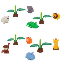 Conjunto de Mini Figuras - Play Zoo - Duo - Modelos Sortidos - FanFun