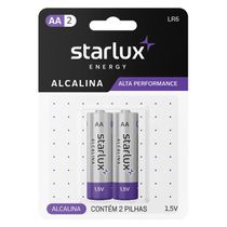 Pilhas Alcalinas - Starlux Energy - AA2 - Arcom