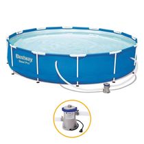 Piscina Estrutural 6.473 Litros com Bomba Filtro 220v Bestway