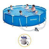 Piscina Estrutural 6.473 Litros com Bomba Filtro 110v Bestway