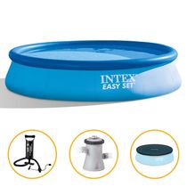 Kit Piscina Inflável 5.621 Litros + Filtro 220v Capa Bomba Intex