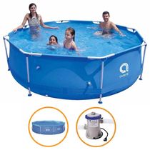 Piscina Estrutural Armação 4383 Litros Bomba Filtro 220v e Capa Avenli Jilong