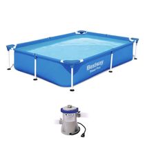 Piscina Estrutural Infantil 1.200 Litros Splash Juniors com Bomba Bestway 220v