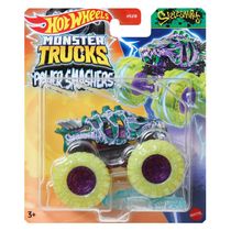 Hot Wheels Monster Trucks Skelesaurus Power Smashers - Mattel