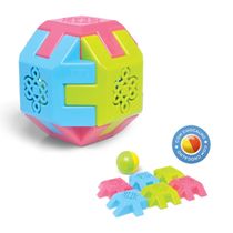 Brinquedo Bola Quadrada Didático Educativo Infantil 9CM