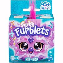 Pelúcia Eletrônica Furby Furblets - Hip-Bop - Hasbro