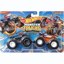 Carrinhos Hot Wheels Monster Trucks Bigbite vs Bigfoot 1:64 - Mattel