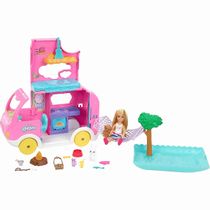 Boneca Barbie Chelsea Trailer de Acampamento 2 em 1 - Mattel