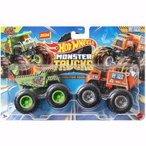 Carrinhos Hot Wheels Monster Trucks Gotta Dump vc Will Trash It All 1:64 - Mattel