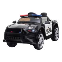 MINI CARRO ELÉTRICO INFANTIL 12V POLICIAL ESPORTIVO SIRENE BW237