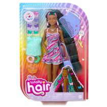 Barbie Totally Hair Negra Vestido Borboletas - Mattel