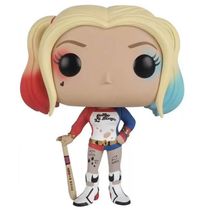 Boneco Funko Pop Arlequina 97 Harley Quinn Suicide Squad DC Comics