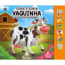 Livro Sonoro com Toque e Sinta: Vaquinha Som e Textura