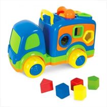 Caminhão de Atividades Bloco para Montar Menino 1 Ano 285 Super Toys