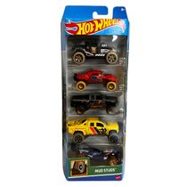 Carrinhos Hot Wheels Mud Sudts HTV40 c/ 5 Carros - Mattel