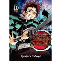 Livro Mangá - Demon Slayer - Kimetsu no Yaiba - Volume 10 - Panini