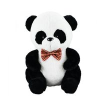 Ursinho Panda Pelúcia Sentado com Gravata Borboleta 23cm