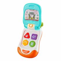 Telefone Infantil com Sons e Luzes - Celular Flip Baby - Guta Guti