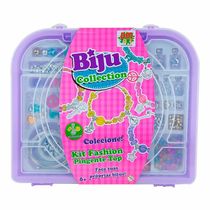 Kit Bijuterias Infantil - Biju Collection - Fashion Pingente Top - DM Toys