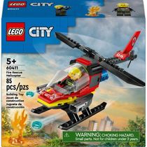 Lego City 60411 Helicóptero dos Bombeiros 85 Peças