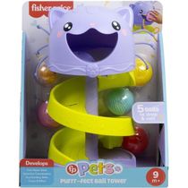 Brinquedo Ditático Para Bebê Gatinho Bolinhas Fisher Price