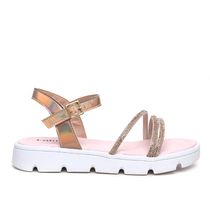 Sandália Infantil Lalilu Flat Holo Cobre