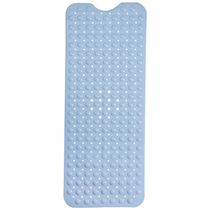 Tapete de Banheira Antiderrapante 101 x 40 cm, ENKOSI Bath Mat, Azul Claro