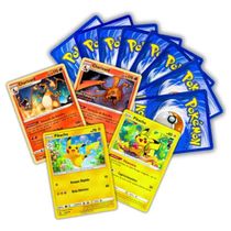 Lote 50 Cartas Pokémon + 2 Foil Inclusas