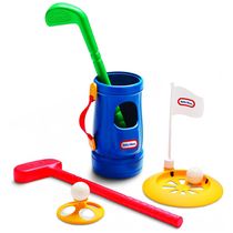 Kit Golfe Realista com Tacos, Porta Tacos com Alça e Bolsa de Golfe para Crianças Acima de 3 Anos, LITTLE TIKES 620805, Azul