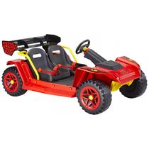 Carrinho Dino Duno Elétrico Recarregável 12V com Assentos Ajustáveis para Crianças de 3 a 6 anos, LITTLE TIKES 660078UK, Vermelho