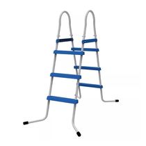 Escada Dupla 109 Cm 3 Degraus para Piscina Inflável Estrutural Jilong