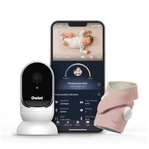 Baba Eletrônica com Câmera HD e Indicador de Qualidade do Sono, Owlet, Branco