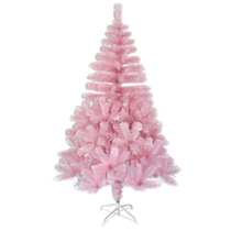 Arvore de Natal Rosa 150 cm 320 Galhos Decoração Natalina