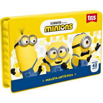 Maleta Artistica Para Pintura Minions 42 Itens Summit