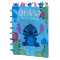 Caderno com Discos e Divisórias STITCH DISNEY Zona Criativa