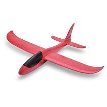 Avião Planador de Brinquedo Vôo Leve Vermelho 51cm DM Toys