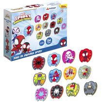 Brinquedo Infantil Educativo Jogo da Memória Homem Aranha 24 Peças Madeira Spidey