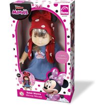 BEBE MANIA MINNIE MOUSE - BONECA BRANCA VINIL - ROMA