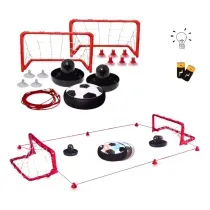 Jogo Hockey De Mesa Hover Goal Portatil Flutuante Com Luzes Zoop Toys