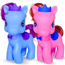 Unicornio De Brinquedo Em Vinil Poney Com Rabo Crina Colorida WellKids