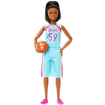 Boneca Barbie Feita para Mexer Profissões Jogadora de Basquete HKT74 Mattel