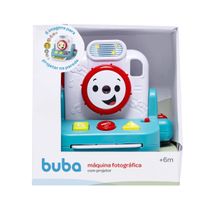 Máquina Fotografica Infantil Com Projetor Buba