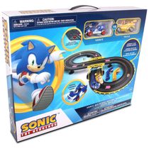 Pista de Corrida com Contador de Voltas, Inclui Sonic e Tails para Crianças de 5 Anos ou Mais, NKOK, Azul