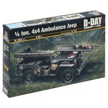 Kit Plástico 1/4 Tonelada. Jipe De Ambulância 4X4 1/35 Italeri 0326S