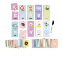 Alfabeto Ilustrado Escreva e Apague Alfabetização - BABEBI