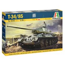 Kit Plástico Tanque T34/85 Zavod 183 Mod. 1944 1/35 Italeri 6545S