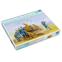 Kit Plástico Alemão 37Mm Flak 43 Zwilling 1/35 Trumpeter Tpr 02347