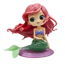 Action Figure 10Cm Princesa Ariel Glitter Disney Qposket Banpresto 17861