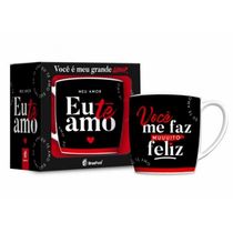 Caneca Meu Amor Te Amo Porcelana Urban 360Ml - BrasFoot 1149